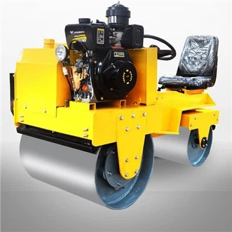 Мини-дорожный каток с двойным барабаном