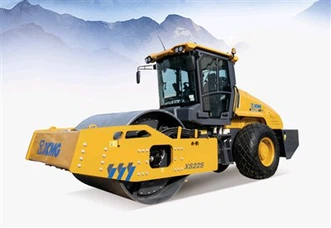 22-тонный однобарабанный каток