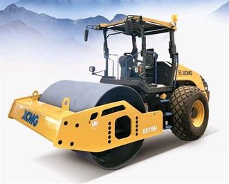 Полностью гидравлический однобарабанный вибрационный каток